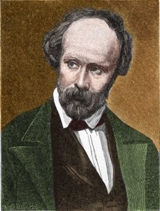 Muotokuva Christian Friedrich Hebbel (1813-1863) saksalainen runoilija ja näytelmäkirjailija tekijältä Unknown artist