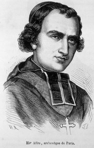 Pariisin arkaaisen Denys Auguste Affren (1793-1848) muotokuva. tekijältä Unknown artist