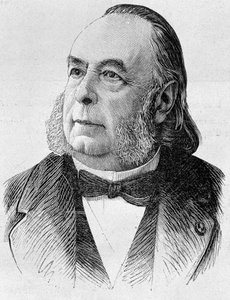 Edmond Frémyn (1814 - 1894) muotokuva. Kaiverrus 1800-luvun lopusta H. Martinin teokseen "Histoire de France". tekijältä Unknown artist
