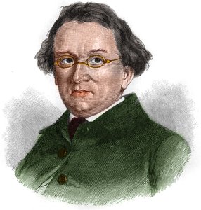 Eduard Moriken (1804-1875), saksalaisen romanttisen kirjailijan muotokuva. tekijältä Unknown artist