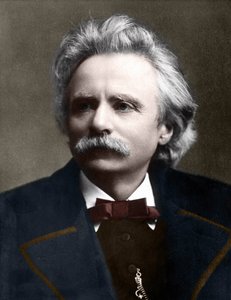 Muotokuva Edvard Griegistä (1843 - 1907), norjalainen säveltäjä. tekijältä Unknown artist