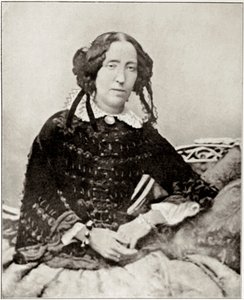 Muotokuva Emma Robertsista, joka oli muutaman kuukauden kihloissa italialaisen patriootin Giuseppe Garibaldin (1807-1882) kanssa. Valokuvasta. Yksityinen kokoelma tekijältä Unknown artist