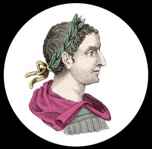 Keisari Elagabalin tai Heliogabalen (Marcus Aurelius Antoninus tai Heliogabalus) muotokuva (204-222 jKr). Kaiverrus 1800-luvulta. tekijältä Unknown artist