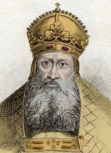 Muotokuva keisari Rodolf Habsburgista (1218-1291), Saksan Rooman keisari (Rudolf I Saksasta) tekijältä Unknown artist