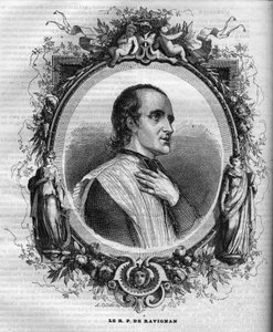 Isä Delacroix de Ravignan (1795-1858), ranskalaisen jesuiitta, muotokuva. tekijältä Unknown artist