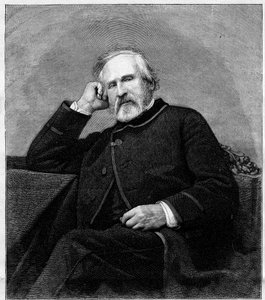 Francois Auguste Biardin (1798-1882), ranskalaisen taidemaalarin muotokuva. Kaiverrus "" Le Monde Illustré" -julkaisussa nro 1318, 1. heinäkuuta 1882. tekijältä Unknown artist