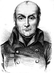 Muotokuva tinalaatikon keksijästä Francois Nicolas Appertista - Louis Figuierin teoksessa "Teollisuuden ihmeet" tekijältä Unknown artist