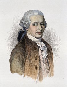Franz Joseph Haydnin (1732-1809) säveltäjän muotokuva - kaiverrus tekijältä Unknown artist