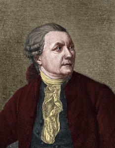 Friedrich Gottlieb KLOPSTOCKin (1724-1803) saksalaisen runoilijan muotokuva. tekijältä Unknown artist