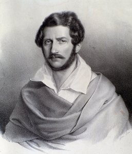 Gaetano Donizettin muotokuva (kaiverrus) tekijältä Unknown artist