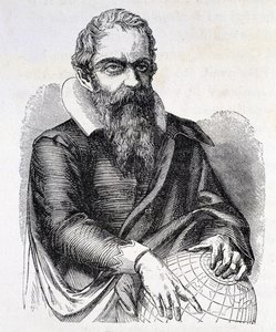Muotokuva Galileosta Galilei dit Galileo (1564 - 1642), kaiverrus 1800-luvulta. tekijältä Unknown artist