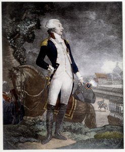 Kenraali La Fayetten muotokuva (Lafayette tekijältä Unknown artist