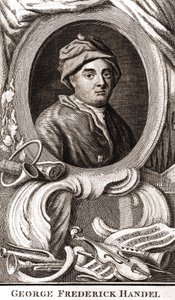 George Frederick Händelin muotokuva (Georg Friedrich Handel tekijältä Unknown artist