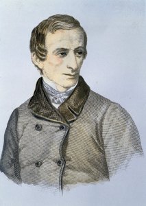 Giacomo Leopardin (1798 - 1837) muotokuva tekijältä Unknown artist