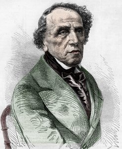 Giacomo Meyerbeerin (1791-1864), saksalaisen säveltäjän muotokuva. tekijältä Unknown artist