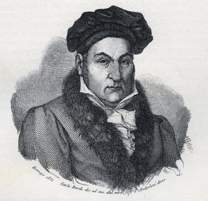 Muotokuva Giandomenico (Gian Domenico) Romagnosista (1761-1835), italialainen filosofi ja lakimies tekijältä Unknown artist