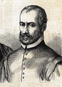 Muotokuva italialaisesta säveltäjästä Giovanni Pierluigi da Palestrina (1525 - 1594). tekijältä Unknown artist