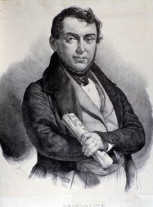 Giuseppe Saverio Mercadanten muotokuva (litografia) tekijältä Unknown artist