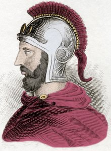 Muotokuva Hannibalista tai Annibal Barcasta (n. 247-183 eKr.), karthagolainen kenraali ja valtiomies. tekijältä Unknown artist