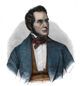 Muotokuva Heinrich Wilhelm August Freiherr von Gagernista (1799-1880), valtiomiehestä, joka puolusti Saksan yhdistämistä - Heinrich Wilhelm August von Gagernin (1799-1880) muotokuva tekijältä Unknown artist