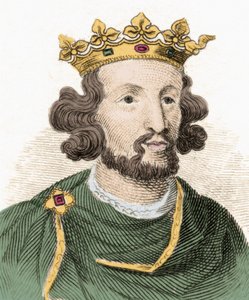 Henry III Plantagenetin (1207-1272), Englannin kuninkaan muotokuva. tekijältä Unknown artist
