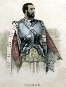 Gioacchino Rossinin muotokuva italialaisesta tenorista Enrico Tamberlickista (1820 - 1869) Otellossa tekijältä Unknown artist