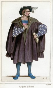 Jacques Cartierin (1491 - 1557) muotokuva. tekijältä Unknown artist