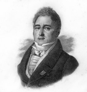 Jacques Laffitten (1767-1844), ranskalaisen pankkiirin ja poliitikon muotokuva, kaiverrus 1800-luvulta tekijältä Unknown artist