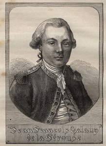 Jean Francois de Galaupin, La Perousen kreivin (1741-1788) muotokuva - kuva otettu teoksesta "1700-luvun suuret merenkulkijat" tekijältä Unknown artist