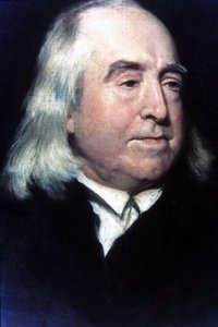Muotokuva Jeremy Benthamista (1748-1832), brittiläisestä filosofista ja juristista. tekijältä Unknown artist