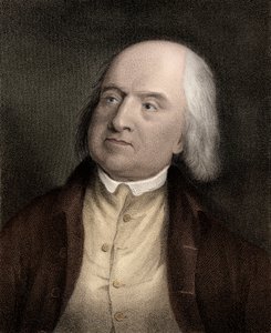 Jeremy Benthamin (1748-1832), englantilaisen filosofin, taloustieteilijän ja teoreettisen juristin muotokuva tekijältä Unknown artist