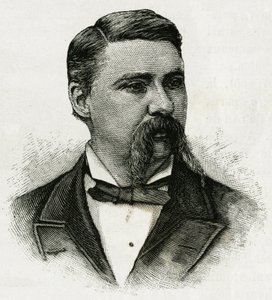 Muotokuva Jerome J. Collinsista, La Jeannetten miehistön meteorologista pohjoiseen tehtävää varten. Kaiverrus kuvaamaan "Jennanen matkaa" vuosina 1879-1881, kapteeni G.W. De Long. Julkaistu Le Tour du monde, nouveau journal des voya -lehdessä tekijältä Unknown artist
