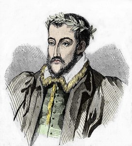 Joachim du Bellayn muotokuva. Ranskalainen runoilija (Château du Liré, Maine-et-Loire tekijältä Unknown artist