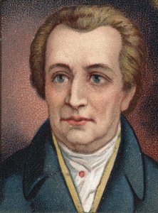 Johann Wolfgang Goethen (1749 - 1832), saksalaisen kirjailijan muotokuva. tekijältä Unknown artist
