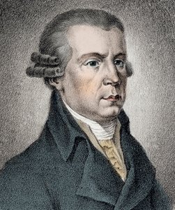 Itävaltalaisen muusikon Johann Georg Albrechtsbergerin (1736-1809) muotokuva - tekijältä Unknown artist