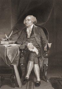 Muotokuva John Adamsista (1735-1826), amerikkalainen valtiomies ja Yhdysvaltain toinen presidentti. Kaiverrus 1800-luvulta tekijältä Unknown artist