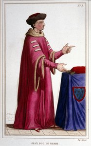 Johanneksen, Berrin herttuan (1340 - 1416) muotokuva. tekijältä Unknown artist