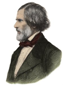 Muotokuva John Gibsonista (1790-1866), englantilainen kuvanveistäjä - John Gibson, brittiläinen kuvanveistäjä tekijältä Unknown artist