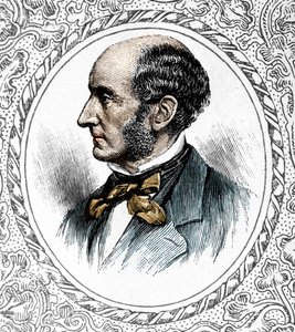 John Stuart Millin muotokuva. Brittiläinen filosofi ja taloustieteilijä 1806-1873 tekijältä Unknown artist