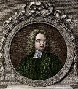 Jonathan Swiftin muotokuva. Irlantilainen kirjailija (1667-1745). tekijältä Unknown artist