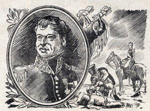 Muotokuva Joseph Leopold Sigisbert Hugosta, ranskalaisesta kenraalista, Victor Hugon isästä. Vuodelta 1928. tekijältä Unknown Artist