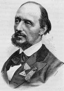 Jules Bergeretin (1839 - 1905) muotokuva. Kaiverrus 1800-luvun lopusta H. Martinin teokseen "Histoire de France". tekijältä Unknown artist