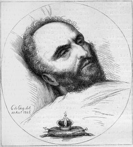 Muotokuva Karl Wilhelm Naundorffista (1785-1845), Preussin kellosepistä, joka teeskenteli olevansa Ranskan kuningas Ludvig XVII. Kaiverrus 1800-luvulta. tekijältä Unknown artist