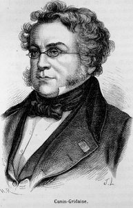 Ranskalaisen sosialistin Pierre Joseph Proudhonin (1809 - 1865) muotokuva - Henri Martinin "" L