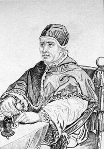 Muotokuva Leon X:stä (Johannes Medici) (1475 - 1521), 215. paavi (1513 - 1521). tekijältä Unknown artist