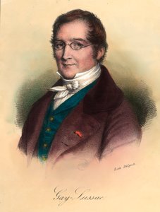 Muotokuva Louis-Joseph Gay-Lussacista (Louis Joseph Gay Lussac) (1778 - 1850), ranskalainen kemisti ja fyysikko. Kaiverrus 1800-luvulta. Yksityinen kokoelma. tekijältä Unknown artist