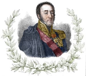 Louis Gabrielin (Louis-Gabriel) Suchetin (1770-1826) muotokuva. tekijältä Unknown artist