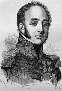 Louis Gabrielin (Louis-Gabriel) Suchetin (1770-1826) muotokuva. Kaiverrus 1800-luvun lopusta H. Martinin teokseen "Histoire de France". tekijältä Unknown artist