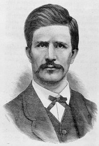Louis Rosselin (1844-1871) muotokuva. Kaiverrus 1800-luvun lopusta H. Martinin teokseen "Histoire de France". tekijältä Unknown artist