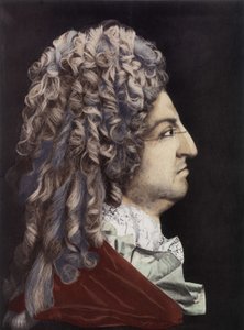 Ludvig XIV:n muotokuva - vahamedaljonki, kuninkaan huone, Versaillesin palatsi. tekijältä Unknown artist